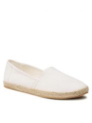 Jenny Fairy Espadryle WS140702-X Biały. Białe espadryle damskie Jenny Fairy, bez wzorów, z materiału, bez obcasa. Za 89.99 zł.