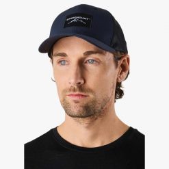 Czapka Z Daszkiem Wędrówki Unisex Lofoten Standardowy. Niebieskie czapki z daszkiem damskie SWEDEMOUNT, bez wzorów, z materiału. Za 71.99 zł.