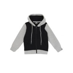 Bluza z kaptur na co dzień na siłownię. Czarne bluzy damskie LEONE 1947 APPAREL, bez wzorów, z bawełny, bez kaptura. W wyprzedaży za 101.80 zł.