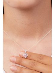 Lodie Silver Srebrny naszyjnik z zawieszką - dł. 42 cm rozmiar: onesize. Szare naszyjniki damskie Lodie Silver, z cyrkonią, srebrne. Za 65.99 zł.