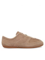 HUGO Sneakersy Mystie 50563530 Brązowy. Brązowe obuwie sportowe damskie Hugo, ze skóry, bez zapięcia. Za 699.99 zł.