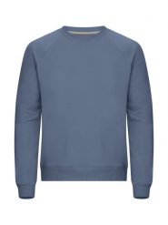 Clique Miami PRO Bluza z okrągłym dekoltem French Terry – Steel Blue. Niebieskie bluzy damskie CLIQUE, xl, bez wzorów, z bawełny, bez kaptura. Za 189.36 zł.
