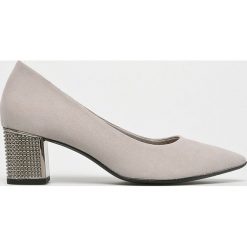 Tamaris - Czółenka. Szare czółenka damskie Tamaris, z materiału. W wyprzedaży za 219.90 zł.