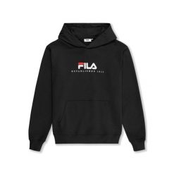 Bluza z kapturem Fila Valsera Regular Logo. Czarne bluzy damskie Fila, xl, bez wzorów, z dresówki, z kapturem. Za 268.00 zł.