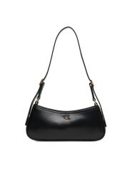 Calvin Klein Torebka Ck Small Shoulder Bag LV04F3170G Czarny. Czarne torebki klasyczne damskie Calvin Klein, ze skóry, bez dodatków. Za 299.99 zł.