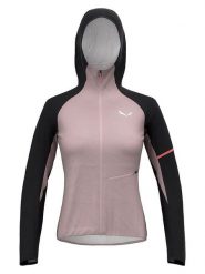 Salewa Kurtka funkcyjna "Vento Powertex 2.5 Layers" w kolorze czarno-jasnoróżowym rozmiar: 42. Czarne kurtki sportowe damskie Salewa, m, bez wzorów, z materiału, bez kaptura. Za 371.59 zł.