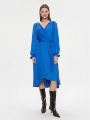 DKNY Sukienka codzienna DD3JJ479 Niebieski Regular Fit. Niebieskie sukienki damskie DKNY, bez wzorów, z syntetyku, bez ramiączek. Za 419.99 zł.
