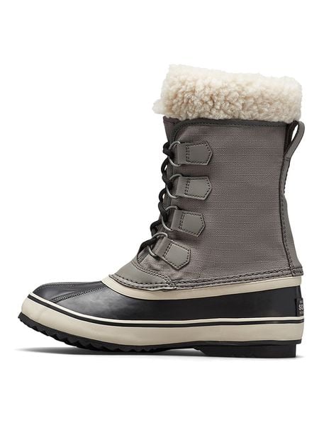 Sorel Botki zimowe "Winter Carnival" w kolorze szarym rozmiar: 38,5. Szare botki damskie Sorel, na zimę, z materiału, bez obcasa, bez zapięcia. Za 384.95 zł.