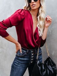 LA Angels Bluzka w kolorze czerwonym rozmiar: S. Czerwone bluzki damskie LA Angels, s, bez wzorów, bez kołnierzyka, bez ramiączek. Za 105.14 zł.