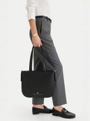 Beverly Hills Polo Club Torebka CWB-BHPC-C-005-07 Czarny. Czarne torebki klasyczne damskie Beverly Hills Polo Club, z materiału, bez dodatków. Za 219.99 zł.