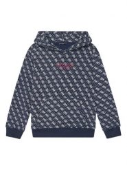 Guess Bluza L5YQ05 KA6R4 Granatowy Regular Fit. Niebieskie bluzy dziewczęce Guess, z aplikacjami, z bawełny, bez ramiączek, bez kaptura. Za 189.99 zł.