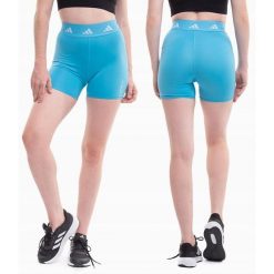 Szorty sportowe damskie adidas Techfit. Czarne spodenki sportowe damskie Adidas, bez wzorów, techfit (adidas). Za 102.00 zł.