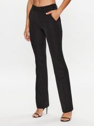 Liu Jo Spodnie materiałowe MF3282 T7896 Czarny Regular Fit. Czarne spodnie materiałowe damskie Liu Jo, bez wzorów, z materiału. Za 1,069.00 zł.