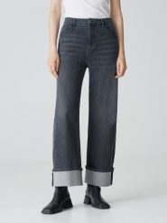 OPUS Dżinsy - Comfort fit - w kolorze antracytowym rozmiar: 36/L28. Czarne jeansy damskie Opus, z podwyższonym stanem. Za 193.24 zł.