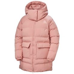 Parka damska z kapturem Helly Hansen Ellie. Czerwone parki damskie Helly Hansen, na zimę, z puchu, z kapturem. W wyprzedaży za 1,131.50 zł.