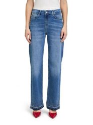 CARTOON Dżinsy - Regular fit - w kolorze niebieskim rozmiar: 40. Niebieskie jeansy damskie Cartoon, z podwyższonym stanem. Za 130.99 zł.