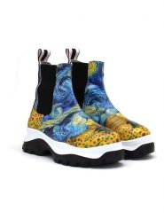 Goby Sztyblety w kolorze niebiesko-żółtym rozmiar: 39. Niebieskie botki damskie Goby. Za 347.99 zł.