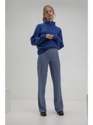 Josephine & Co Spodnie w kolorze niebieskim rozmiar: 42. Niebieskie spodnie materiałowe damskie Josephine & Co, bez wzorów, z materiału. Za 168.46 zł.