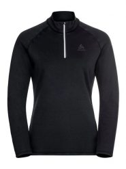 Odlo Bluza polarowa "Besso" w kolorze czarnym rozmiar: S. Czarne bluzy damskie ODLO, s, bez wzorów, z materiału, bez kaptura. Za 171.28 zł.