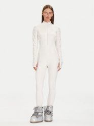 Guess Kombinezon W5BD1P K7182 Écru Slim Fit. Sukienki damskie Guess, z aplikacjami, z syntetyku, bez ramiączek. Za 529.99 zł.
