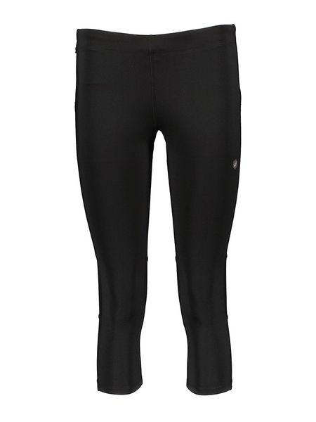 Asics Legginsy sportowe w kolorze czarnym rozmiar: M. Czarne legginsy damskie Asics, m, bez wzorów, z materiału, outdoorowe. Za 78.66 zł.