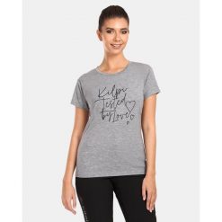T-shirt damski Kilpi MOARE-W. Szare koszulki damskie Kilpi, l, bez wzorów, bez kołnierzyka. Za 112.21 zł.