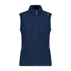 Kamizelka damska CMP. Niebieskie kamizelki damskie CMP, xs, bez wzorów, z dzianiny, bez kaptura. Za 228.50 zł.