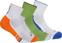 Fila Skarpety 3-pack Quarter Białe 39-42. Białe skarpetki damskie Fila, bez wzorów, z materiału. Za 60.00 zł.