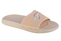 Klapki damskie Joma Island 2325. Brązowe klapki damskie Joma, bez wzorów, z materiału, bez obcasa, bez zapięcia. Za 49.99 zł.
