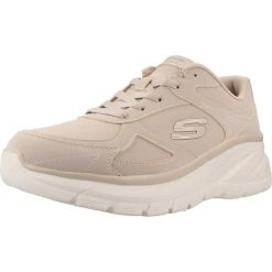 Buty SKECHERS 150386S FASHION FIT 2.0 VINTAGE Beżowy. Brązowe obuwie trekkingowe damskie Skechers, z syntetyku, bez zapięcia. Za 305.99 zł.