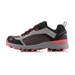 Buty trekkingowe niskie damskie Alpine Pro Lopre Vibram. Czerwone obuwie trekkingowe damskie Alpine Pro, ze skóry, bez zapięcia. W wyprzedaży za 399.00 zł.