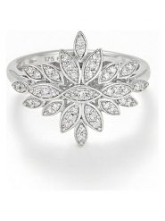 ATELIER DU DIAMANT Złoty pierścionek "Neith" z diamentami rozmiar: 56. Szare pierścionki damskie ATELIER DU DIAMANT, z diamentem, złote. Za 2,522.99 zł.