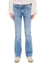 Mustang Dżinsy - Flared fit - w kolorze błękitnym rozmiar: W26/L32. Niebieskie jeansy damskie Mustang. Za 195.77 zł.