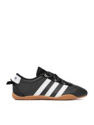 Adidas Sneakersy adidas-C-GRAND COURT LO GIRLS J KI3062 Czarny. Czarne buty sportowe dziewczęce Adidas, ze skóry, bez zapięcia. Za 199.99 zł.