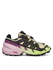 Salomon Buty do biegania Speedcross 6 Gore-Tex L47985700 Żółty. Żółte obuwie sportowe damskie Salomon, z gore-texu, bez zapięcia, do biegania. Za 719.99 zł.