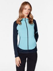 Dynafit Bluza techniczna Transalper Light 08-71177 Błękitny Regular Fit. Niebieskie bluzy damskie Dynafit, bez wzorów, z syntetyku, bez kaptura. Za 429.99 zł.