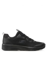 Skechers Sneakersy Social Orbit 149691/BBK Czarny. Czarne obuwie sportowe damskie Skechers, z materiału, bez zapięcia. Za 189.99 zł.