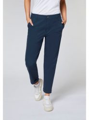 Polo Sylt Spodnie chino w kolorze granatowym rozmiar: 36. Niebieskie spodnie materiałowe damskie Polo Sylt, bez wzorów. Za 74.63 zł.