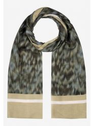 More & More Szal w kolorze oliwkowo-beżowym rozmiar: onesize. Brązowe szaliki damskie More & More, bez wzorów, z materiału. Za 95.69 zł.