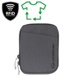 Kompaktowa torba podróżna Lifeventure RFID 155×120×20 mm. Szare torby podróżne Lifeventure, bez wzorów. Za 102.80 zł.