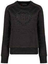 Maison Montaigne Bluza "Fimosai" w kolorze czarnym rozmiar: XL. Czarne bluzy damskie Maison Montaigne, xl, bez wzorów, bez kaptura. Za 96.60 zł.