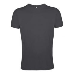 Koszulka Regent Slim Unisex Dla Dorosłych. Szare bluzki damskie SOL'S, s, bez wzorów, sportowe, bez kołnierzyka, bez ramiączek. Za 35.99 zł.