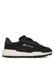 Lacoste Sneakersy 750SFA0082 Czarny. Czarne obuwie sportowe damskie Lacoste, z materiału, bez zapięcia. Za 369.99 zł.