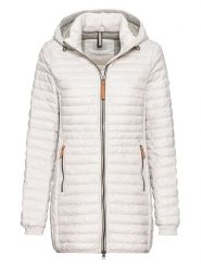 Camel Active Kurtka zimowa w kolorze białym rozmiar: 34. Białe kurtki damskie Camel Active, na zimę, bez wzorów, z puchu, bez kaptura. Za 304.99 zł.