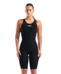 Strój Startowy Pływacki Damski Arena Powerskin Veloce OB. Czarne kombinezony damskie Arena, l, bez wzorów, bez kołnierzyka, bez ramiączek. Za 2,049.99 zł.