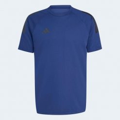 Koszulka piłkarska ADIDAS Sereno26 treningowa. Bluzki damskie Adidas, l, bez wzorów, prążkowane, sportowe, bez kołnierzyka, bez ramiączek. Za 119.99 zł.