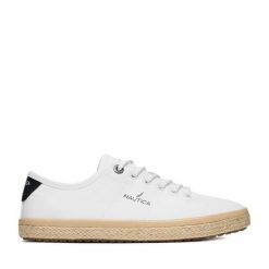 Espadryle Nautica. Białe espadryle damskie Nautica, bez wzorów, bez obcasa. Za 149.99 zł.