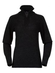 Bergans Sweter w kolorze czarnym rozmiar: S. Czarne swetry klasyczne damskie Bergans, s, z wełny, bez kołnierzyka. Za 298.67 zł.