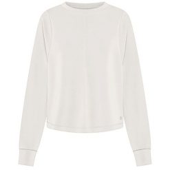 Bluza Deha Z Okrągłym Dekoltem Cozy Damskie. Białe bluzy damskie Deha, l, bez wzorów, z elastanu, bez kaptura. Za 433.99 zł.