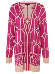 More & More Kardigan w kolorze różowo-beżowym rozmiar: 42. Brązowe kardigany damskie More & More, bez wzorów, z wiskozy. Za 155.15 zł.